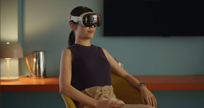 Apple Vision Pro for sitting
