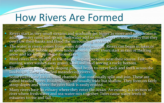 Example of a bad presentation slide