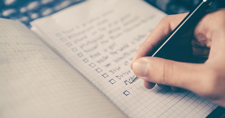 Correct structure when writing