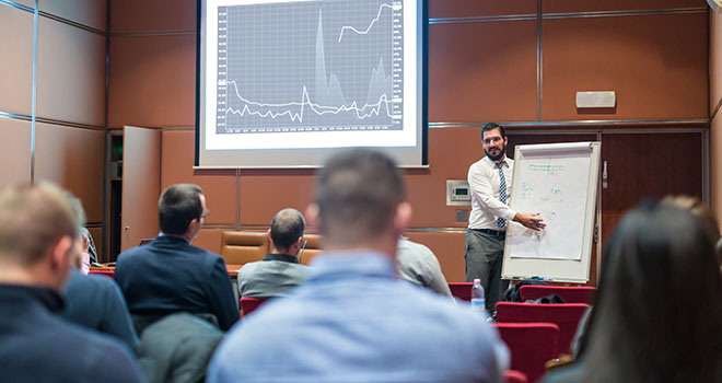 Instructor-led training session