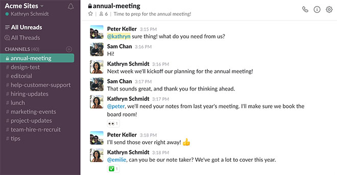 Slack is a great tool for improving communication in the workplace